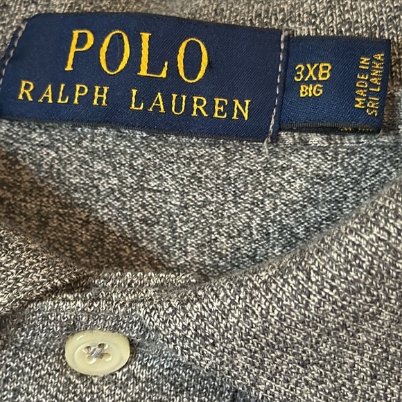 🌹Polo by Ralph Lauren Gray Polo Shirt for Men - Picture 4 of 5